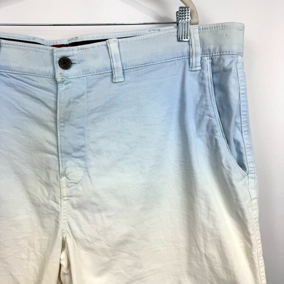 Foundry Men’s Sz 46 Shorts 9.5” Comfort Stretch Big & Tall Sky Blue 2 Tone Ombré - Picture 2 of 9